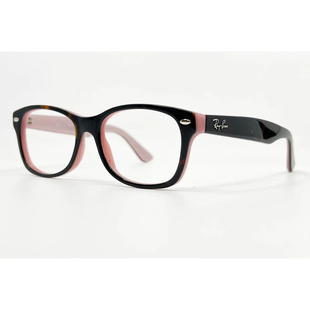Ray-Ban Eyeglasses Kids Brown Pink Tortoise RB 1528 3580 48-16 130